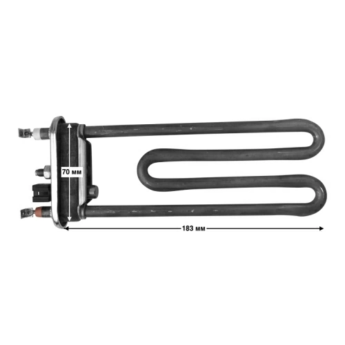 Тэн, нагреватель для стиральной машины 1900W 190 мм 3406111