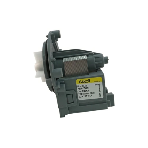 Насос для стиральной машины Askoll M116, 25W, 3 винта, фишка назад